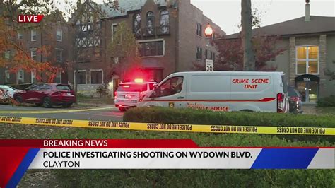 Officers investigating shooting on Wydown Blvd.